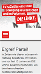 Mobile Screenshot of dielinke-sachsen.de